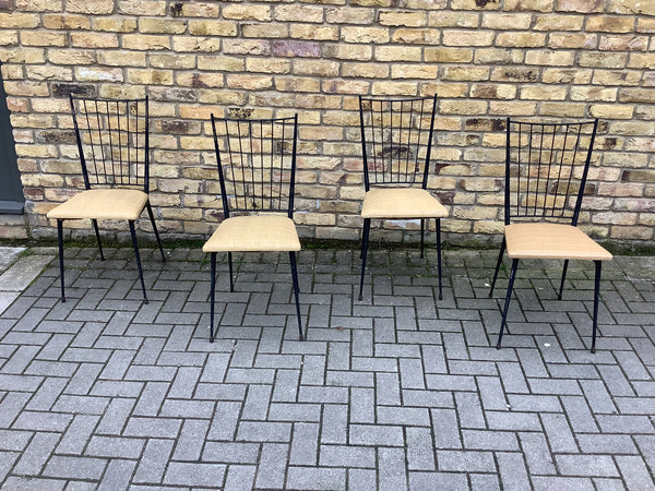 Vintage Dining Chairs by Colette Gueden, Set of 4