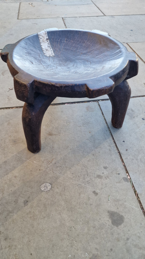Vintage African Gogo stool