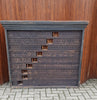 Vintage British Railway luggage label cabinet