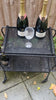 1950s metal  French Bar trolley in the style of Mathieu Mategot