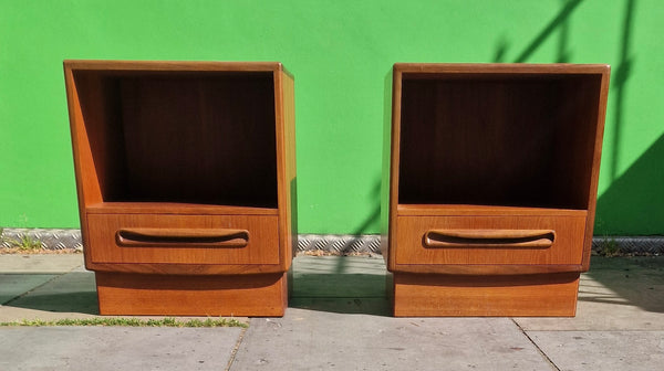 1960s Fresco range Gplan designed bedside cabinets