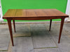1960s Teak extendable dining table