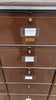 Vintage 1950s Roneo French Metal Industrial Lockers Cabinet Filing Drawers