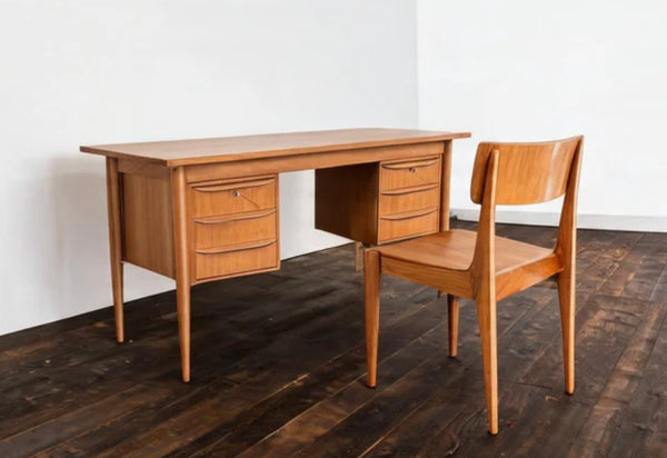 1960s Danish office Desk by Gunnar Nielsen