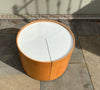 1950s circular coffee table