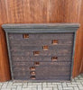 Vintage British Railway luggage label cabinet