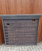 Vintage British Railway luggage label cabinet
