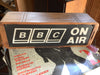 On Air BBC Upcycled Lamp