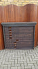 Vintage British Railway luggage label cabinet