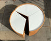 1950s circular coffee table