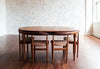 Hans Olsen for Frem Rojle Mid Century Teak extendable Dining Table