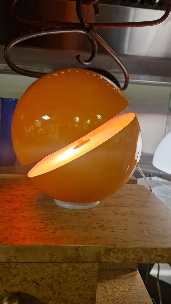 Orange Globe Table Lamp by Andrea Monica