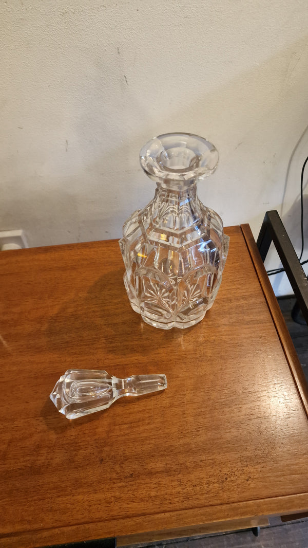 Vintage Cut Glass Decanter