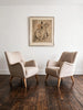 1950s Scandinavian pair of armchairs