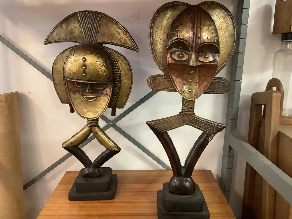Kota Mahongwe Reliquary Figures Gabon