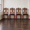 Art and craft set of 6 dining chairs