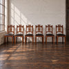 Art and craft set of 6 dining chairs