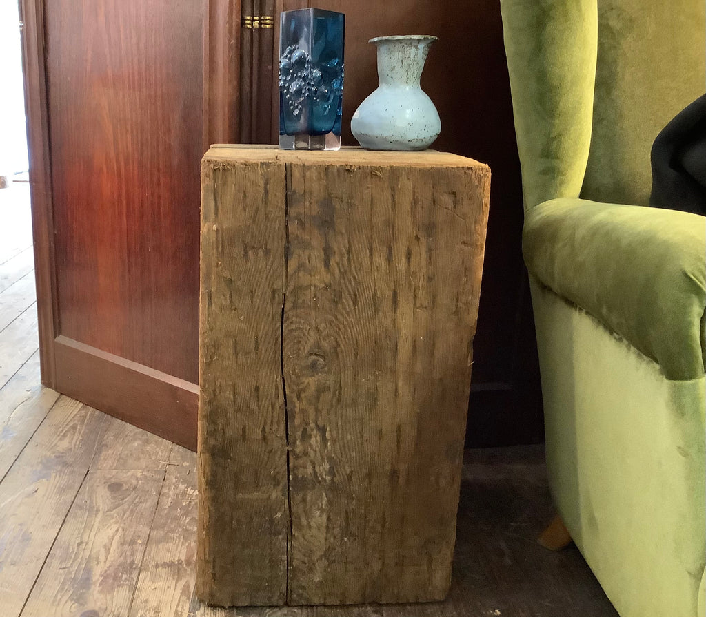 Reclaimed  vintage wooden cube