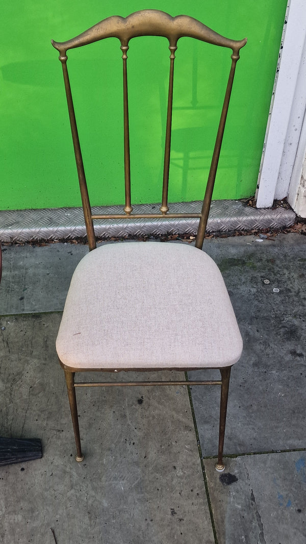 Set of Brass Chairs attr. to Maison Jansen, circa 1950