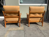 1970s Pair of armchairs in soft leather Danish
