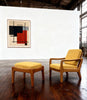 Danish JULL KRISTENSEN ARMCHAIR & foot stool
