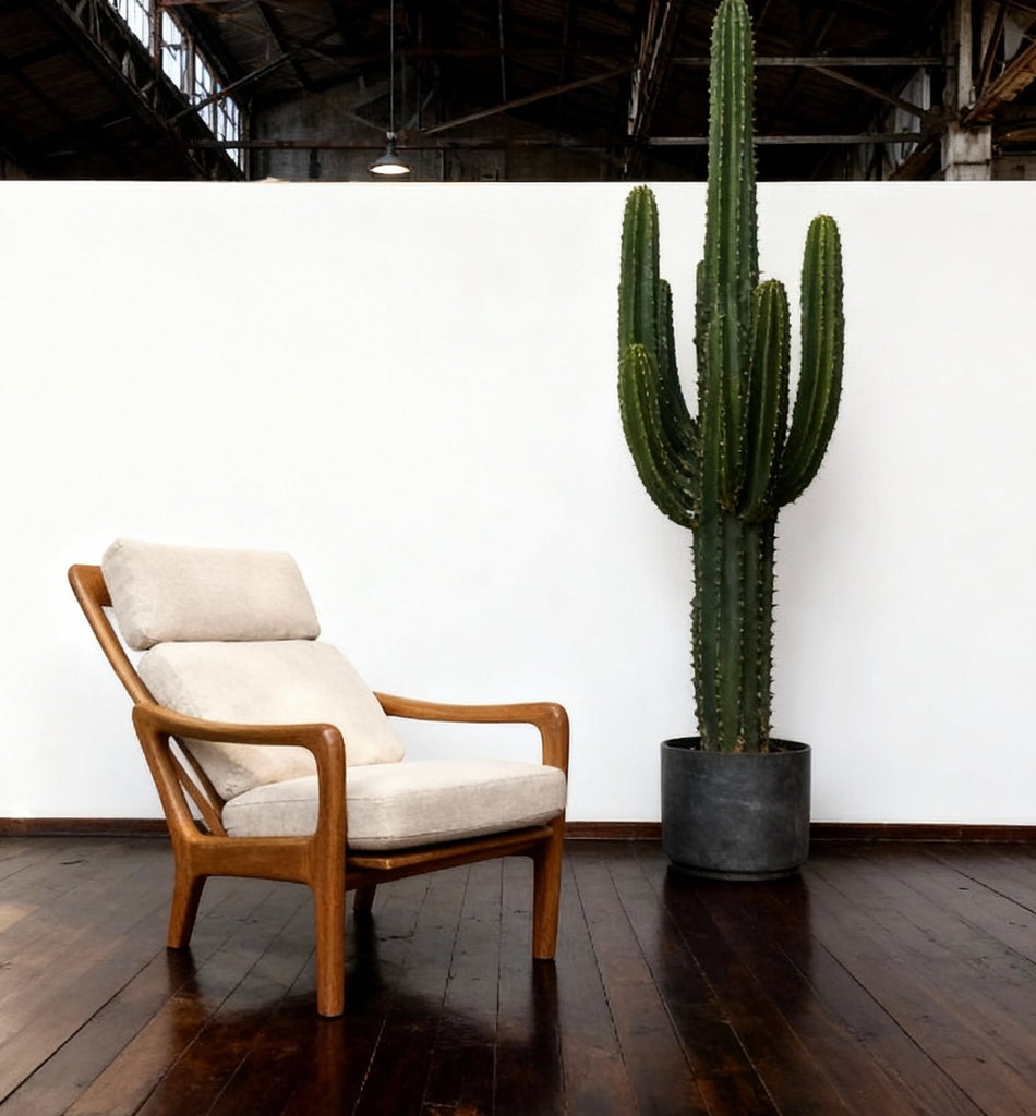 Danish Design classic recliner chair by Jens-Jull Kristensen for JK Denmark