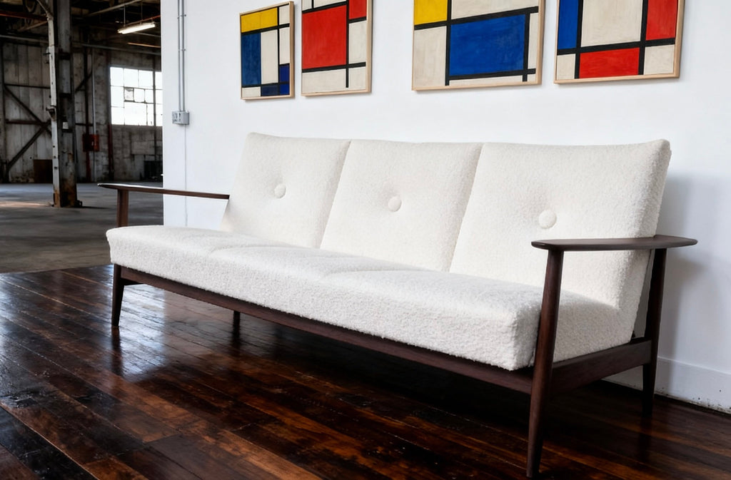 1960's Scandinavian 3 seater sofa