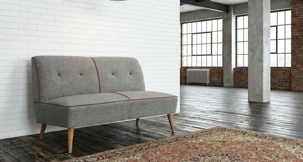 1950s Reupholstered Cocktail sofa