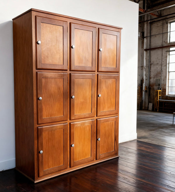 1960s French locker unit