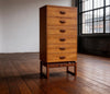 Mid-Century Vintage G Plan Quadrille Teak Tallboy Chest Of Drawers