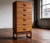 Mid-Century Vintage G Plan Quadrille Teak Tallboy Chest Of Drawers