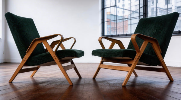Mid-Century Bentwood Armchair by Frantisek Jirak for Tatra 1950s