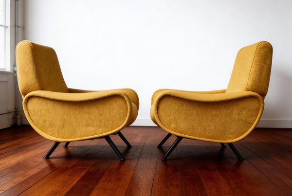 1950s Marco Zanco Lady chairs armchairs