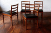 1960s  4x Teak dining chairs