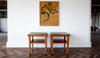 A pair of  Belgium Deco side tables