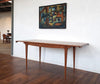 1960s Teak extendable dining table