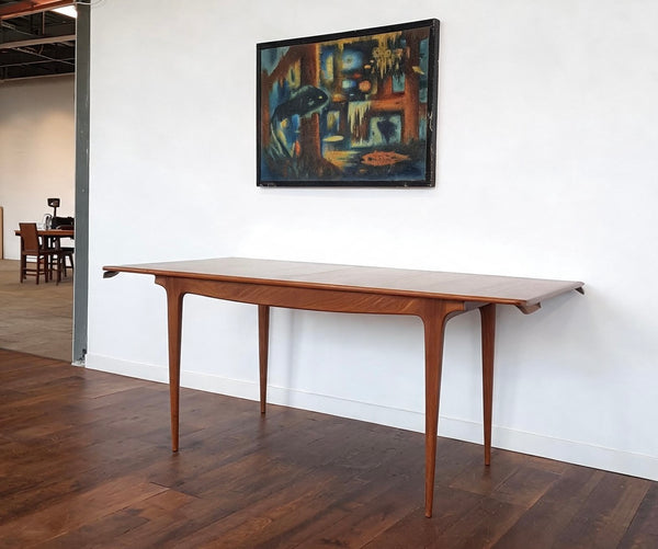 1960s Teak extendable dining table