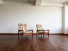 Danish high back armchair