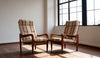 Danish high back armchair