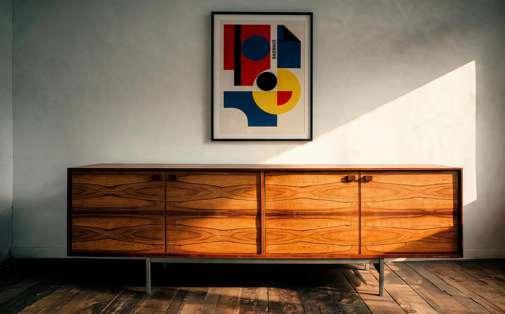 Mid Century Modern Brazilian Rosewood Sideboard Hertug by F. Kayser