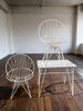 Combex Wire Chair and Combex Wire Table by Cees Braakman for Pastoe, Netherlands, 1950s, Set of