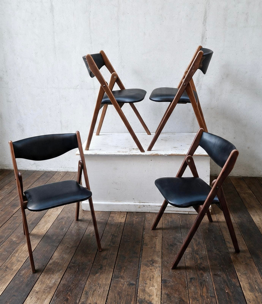 1960s Coronet  folding chairs by Norquist
