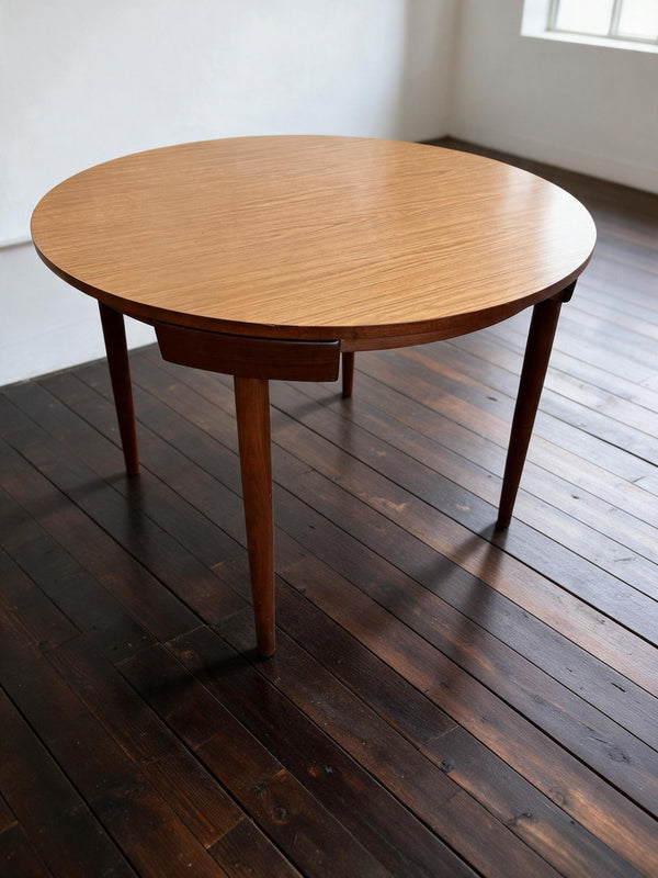 Frem Rojle 1960s dining table and chairs by Hans Olsen