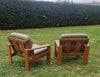 1970s Green leather Bonanza lounge chairs by Esko Pajamies