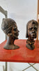A Pair of Vintage West African craved   heads.