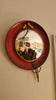 1950s Atomic convex wall mirror