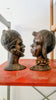 A Pair of Vintage West African craved   heads.