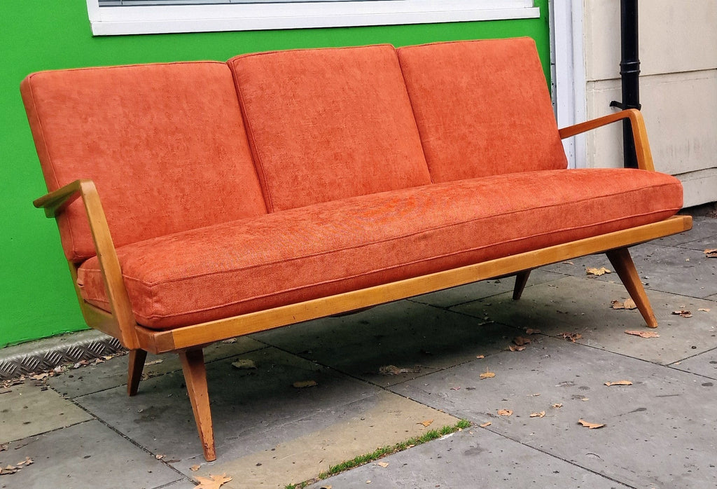 1960s compact sofa  Attributed to Walter Knolll