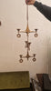 Brutalist hanging Harjes Bronze Candle Holder/Candlestick