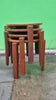 Set of 1960s Danish stableable table